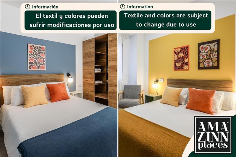 Appartement 2 Hab En Malvarrosa A Metros De La Playa, Con Terraza Y Zonas Comun 3d