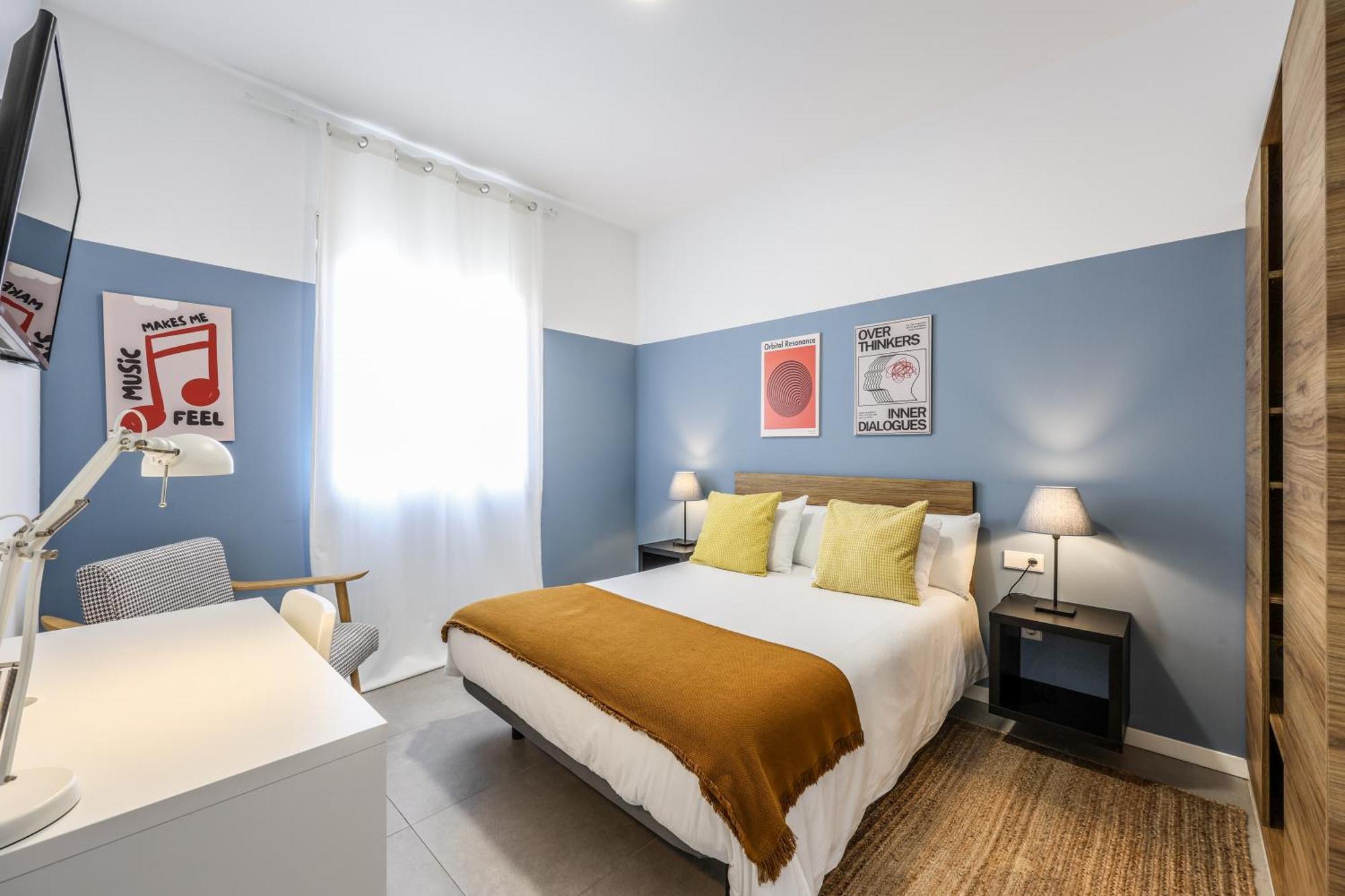 2 Hab En Malvarrosa A Metros De La Playa, Con Terraza Y Zonas Comun 3d * Valence